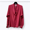 Tie blouse