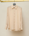 Camicia maschile in pura seta