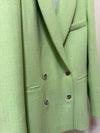 Blazer in lino e seta