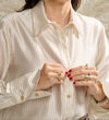 Camicia maschile in pura seta