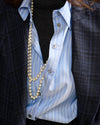Blazer check blu e nero