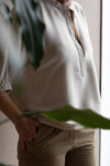 Comfort shirt twill seta