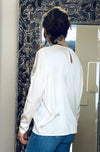 T-shirt maxi in raso light